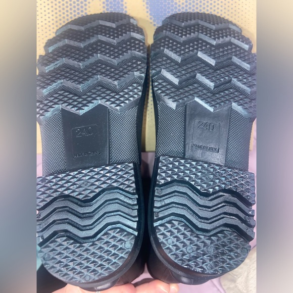 Black Women's Rain Boots Size 24.0/7 - Picture 3 of 5